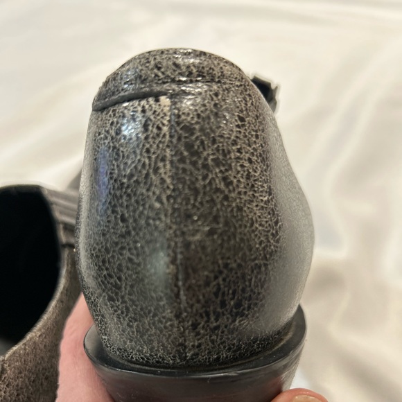 VINTAGE DURANGO POINTED TOE ANKLE BOOTIES IN A CRACKED PEPPER COLOR IN SIZE 9.5 - Picture 9 of 16